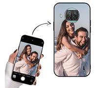 Yoedge Coque Personnalisée pour Xiaomi Mi 10T Lite 5G / Note 9 Pro 5G Case 6,67" Personnalisable Housse avec Votre Propre Photo Image Texte Nom Étuis Souple TPU Personnaliser Custom Nero Cover