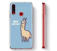 Yoedge Coque pour Google Pixel 4a Transparente avec Motif Etui en Silicone Gel TPU 3D Kawaii Dessin Housse de Protection Souple Antichoc Cover Case pour Google Pixel 4a 5,81", Spit
