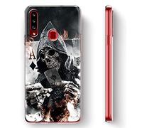 Yoedge Coque pour Google Pixel 4a Transparente avec Motif Etui en Silicone Gel TPU 3D Kawaii Dessin Housse de Protection Souple Antichoc Cover Case pour Google Pixel 4a 5,81", Crâne