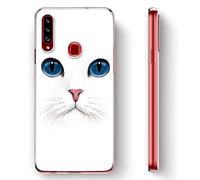 Yoedge Coque pour Google Pixel 4a Transparente avec Motif Etui en Silicone Gel TPU 3D Kawaii Dessin Housse de Protection Souple Antichoc Cover Case pour Google Pixel 4a 5,81", Chat