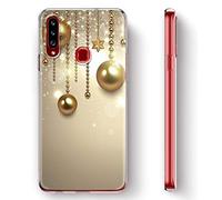 Yoedge Coque pour Google Pixel 4a Transparente avec Motif Etui en Silicone Gel TPU 3D Kawaii Dessin Housse de Protection Souple Antichoc Cover Case pour Google Pixel 4a 5,81", Noël 1