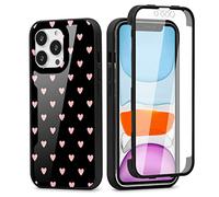 Yoedge Coque pour OPPO A5/OPPO A9 2020 Etui avec Protecteur D'écran Intégré 6,5", 360 Degrés Full Body Protection Housse Transparente Antichoc Silicone Intégrale Rubuste Bumper Case pour OPPO A9,Aimer