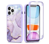 Yoedge Coque pour Samsung Galaxy A34 5G avec Protecteur D'écran Intégré 6,5",360 Degrés Full Protection Housse Transparente Antichoc Silicone Intégrale Rubuste Bumper Case pour Samsung A34 5G,Marbre 3