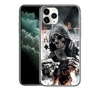 Yoedge Coque pour Samsung Galaxy S21 5G / S30 Transparente avec Motif Etui en Silicone Gel TPU 3D Kawaii Dessin Housse de Protection Souple Antichoc Cover Case pour Samsung S21 5G / S30 6,3", Crâne