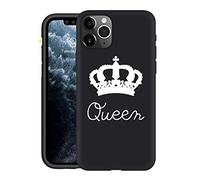 Yoedge Coque pour Xiaomi Redmi Note 10 5G Etui en Silicone Noir avec Motif Dessin Housse de Protection Antichoc TPU Mat Ultra Fine Souple Bumper Case Cover pour Redmi Note 10 5G 6,5", Queen Blanc