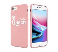 Yoedge Coque pour Xiaomi Redmi Note 9s, Silicone Rose avec Motif Etui Housse de Protection Gel TPU Antichoc Souple Case Cover Coque pour Xiaomi Redmi Note 9s / Redmi Note 9 Pro Telephone 6,67", Queen