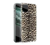 Yoedge Funda Compatible Con Samsung Galaxy A22 (5G) -6,6 Pulgada Ultrafina Silicona Transparente Suave TPU Carcasa Protector Antigolpes Flexible Anti-arañazos Con Patrón Para Samsung A22, Leopardo