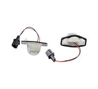 Yoegerery 2 PCS LED Licence Numéro Plaque Lumière Pour Honda Crv Fit Odyssey Jazz Hrv Frv CR-V Stream 12V Lumières de Plaque de Voiture