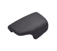 Yoegerery Housse de levier de vitesse en cuir perforé pour Audi A4 B9 A5 Q7 Q5 2016 2017 2018 2019 (cuir perforé)