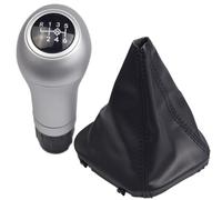 Yoegerery Pommeau de levier de vitesse manuel 6 vitesses avec cache poussière pour B-ENZ C/E/GLK W203 W204 C300 W207 W212 E260 (Set-6 Vitesse-Sur)