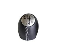 Yoegerery Pommeau de levier de vitesse manuel en cuir R6 pour Renault Megane Scenic Laguna Espace Master Trafic Opel Movano/Vivaro Nissan Interstar (cuir blanc, vitesse R6)