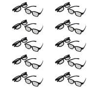 Yoeruers 20 Paires des Lunettes 3D pour Cinema 3D TV