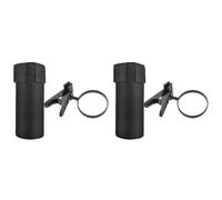 Yoeruers 2X Drum Stick Holder Drumstick Bag Drumstick Container Bag Clamp Clip Stick Holder pour Cymbal/Drum/Music Stand