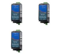 Yoeruers 3X Serveur de Périphériques Série Din-Rail ZLAN5143D Passerelle Modbus RS485 de vers IP DC9-24V Prise en Charge du Duplex Intégral