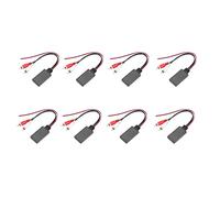 Yoeruers 8X Car Adaptateur Universel de Musique de Module sans Bluetooth Aux Audio Cable