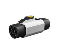 Yoeruers Adaptateur Type 2 vers GBT 32A pour Chargeur de Voiture Électrique, Connecteur de Chargeur pour Véhicule à Énergie Nouvelle.