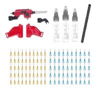 Yoeruers Aérographe Sans Lavage avec Support pour Marqueurs pour la Peinture de Maquettes - Changement de Couleur - Outils de Loisirs Créatifs pour Bricoleurs