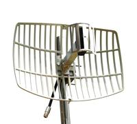 Yoeruers Antenne Directionnelle Extérieure WiFi Parabolique, 2,4 GHz Ultra Longue Portée 15dBi Extender