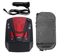 Yoeruers Détecteur de Radar pour Voitures Mode Ville/Autoroute Automatique à 360 Degrés Invite Vocale Aides à la Conduite pour Voitures