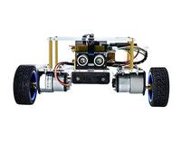 Yoeruers Programmation Smart Robot Bluetooth Car Smart Robot Kit Pièces de Rechange Kit D'Assemblage Électronique Télécommande DIY Learning Kit
