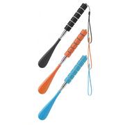 Yoezuo 3 Pcs Chausse Pied Long, Telescopique 30-70 cm, Chausse Pied réglable Chausse Pieds Long Manche pour Hommes Femmes Enfant Seniors (Noir, Bleu, Orange)