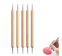 Yoezuo 5 Pièces Stylo de Pointage de Nail Art Strass Nail Art Dotting Tools Double Extrémité Vernis à Ongles Manucure Nail Art Dotting Pen pour DIY Nail Art Designs Outils de Manucure