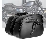 Yofab 1 Paire Sacs de Selle de Moto pour BMW R NineT/5 R nineT Pure R Ninet Racer R nineT Scrambler Urban G, Sacoche Moto Laterale Imperméable, Sacoche De Selle Moto en PU Cuir, Accessoires de Moto