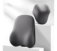 Yofab 2 PCS Coussin de Soutien Lombaire et Appui-tête de Camion pour Ford Transit Custom Plug-in Hybrid 2020-2025, Design Ergonomique en Mousse à Mémoire de Forme, Soulage la Fatigue du Dos