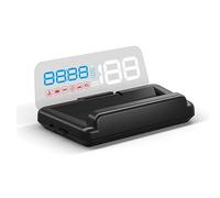 Yofab Affichage Tete Haute Voiture pour Hyundai Venue 2019-2025, Compteur de Vitesse Numérique, Écran Intelligent Portable pour Véhicule, Plug and Play,A Blue + White + Red