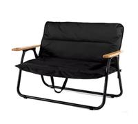 Yofab Chaise de camping pliante et rembourrée en toile légère pour balcon, extérieur et loisirs, cadeau de pêche (B)
