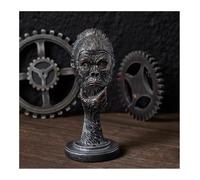 Yofab Décoration de Bureau Sculpture de Buste tête Gorille décorative créative, Figurine Bureau, 2 Couleurs au Choix Centre de Table(Silver)