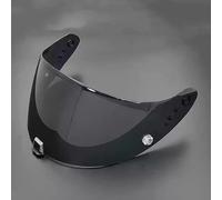 Yofab Visiere Casque Moto pour Scorpion EXO R1 520 1400, Casque Moto Pare-Vent Casque Lentille, Remplacement de Visière de Lentille de Casque de Bouclier de Vent de Moto,G Black