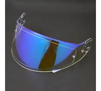 Yofab Visiere Casque Moto pour Shark D-SKWAL2, Casque Moto Pare-Vent Casque Lentille, Remplacement de Visière de Lentille de Casque de Bouclier de Vent de Moto,A Aurora Blue