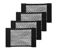 YOFADCI Filet Rangement de Coffre Voiture, Filet de Rangement de Coffre élastique, Filet de Stockage Voiture Sac avec Magic Sticker pour Voiture Bagages 40X25cm 4pièce