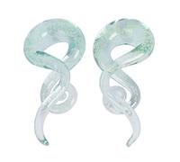 YOFANST Étirement d'oreille en spirale - 4 g - 9/16 - Bleu, brillant dans le noir, violet, vert, rouge,