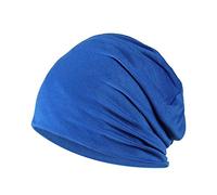YOFASEN Bonnet Slouchy - Cancer Chimio Casquette en Coton Turban Chapeau Extensible Musulman Foulard pour Femmes Hommes, Bleu Royal, One Size