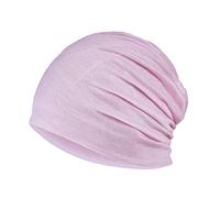 YOFASEN Bonnet Slouchy - Cancer Chimio Casquette en Coton Turban Chapeau Extensible Musulman Foulard pour Femmes Hommes, Rose Fluo, One Size