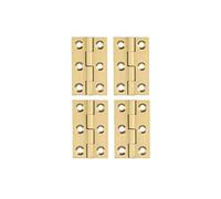 YOFASEN Charnières pliables en cuivre doré, lot de 4, 38 x 23 x 1,2 mm