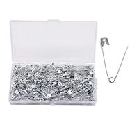 YOFASEN Épingles de sûreté 120 pièces - Épingles à nourrice Petites et Grandes Épingle plaquée Nickel - pour vêtement Art Craft Couture Utilisation pour Le Bureau à Domicile, argenté, 53 mm
