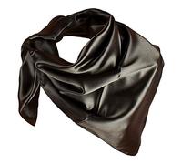 YOFASEN Hijab pour Femmes - Satin Musulmanes Islamique Voilées Foulard Voile Turban Echarpe Châle, Armée Verte