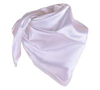 YOFASEN Hijab pour Femmes - Satin Musulmanes Islamique Voilées Foulard Voile Turban Echarpe Châle, Blanc