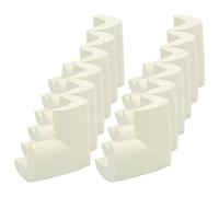 YOFASEN Protections de Coins de Sécurité pour Bébés Protections - Mousse Souple Protection Angle Sécurité Bébé Protege de Coins pour Tables et Tout Meubles, Blanc (12 pièces)