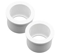 YOFASEN Raccords de Tuyaux de Bague de réduction - 2pcs Raccords de Plomberie de Connecteur d'adaptateur de Tuyau d'eau en PVC, Blanc, 32x20mm
