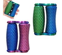 YOFDAL 2 Pièces Jouet Sensoriel Portables, Fidget Toys Anti Stress, Favorise la Concentration, la Clarté d'esprit et Les Exercices des Mains