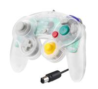 YOFDAL Manette Filaire pour GameCube et Wii, Gamepad Classique avec Vibration, Design Ergonomique, Câble de 1,8m, Joystick Analogique et Croix Directionnelle Précise