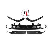 Yofer V2 Lèvre de répartition de pare-chocs arrière + Spats de tablier d'angle compatibles for Accord 10e 10.5e 2018-2022 Aspect fibre de carbone noir brillant(10th Carbon Fiber)