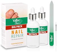 Yoffee Clear XL Kit | Traitement naturel contre les Mycoses des Ongles | Nouveau format 120ml | Huile d'Argan bio et Tea Tree | Antifongique Antibactérien | Cliniquement prouvé | Made in Spain