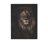 YOFIEN Affiche murale 3D Lion Fall pour chambre à coucher - Décoration mignonne - 30 x 40 cm
