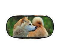 YOFIEN Akita Inu Bokeh Pets Dogs Akita Inu, Petite Trousse à Crayons Grande capacité, Organisateur de Papeterie de Bureau
