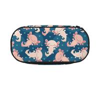YOFIEN Axolotl Kawaii, Petite Trousse à Crayons, Grande capacité, Organiseur de Papeterie de Bureau